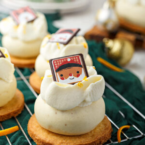 Cheesecake au Lait de Poule et Orange